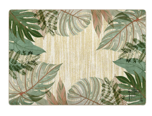 Terrava Labs Exotic Botanical Leaf Area Rug